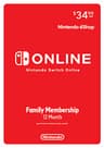 Nintendo Switch Online Family Membership (12 months)